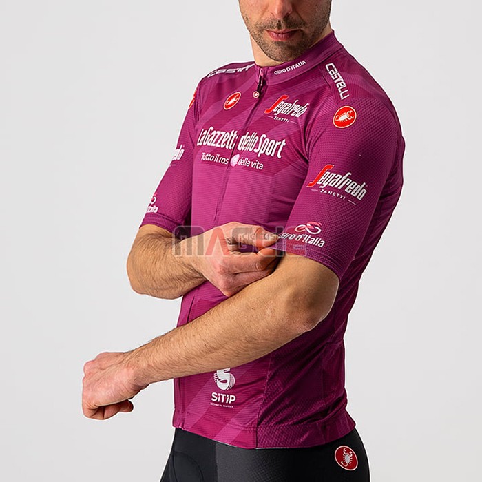 Maglia Giro d'Italia Manica Corta 2021 Fuxia